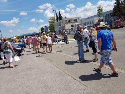 Deisslingen-Lauffen: Brand eines Motorrollers auf dem Oldtimer treffen in Lauffen  